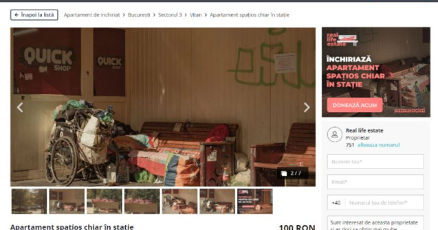 Samusocial din România invită românii să închirieze o locuință pentru cei care nu au una pe durata iernii