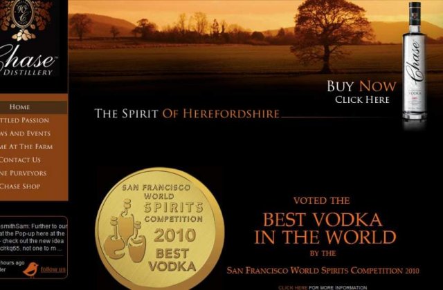 Britanicii produc cea mai buna votca din lume