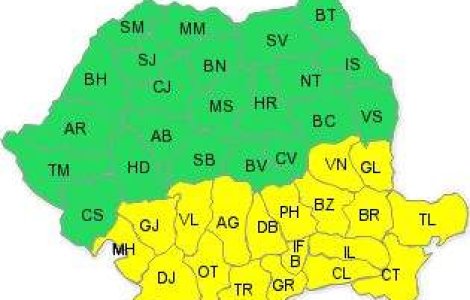 Codul galben de canicula se prelungeste