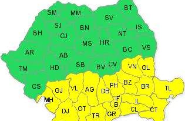 Codul galben de canicula se prelungeste