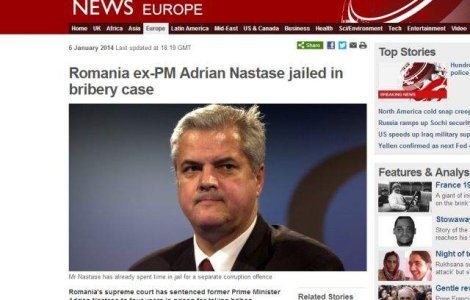 Ce scrie presa internationala despre condamnarea lui Adrian Nastase