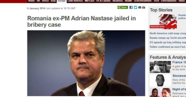 Ce scrie presa internationala despre condamnarea lui Adrian Nastase