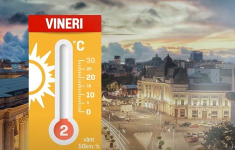  Top  Prognoza meteo pentru ziua de vineri, 26 noiembrie 2021. Cresc temperaturile, dar vin ploile!