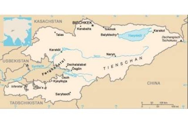 Bilantul ciocnirilor din Kirgizstan a ajuns la 170 de morti