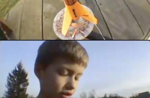 [VIDEO] Si-a scos dintele de lapte cu o racheta