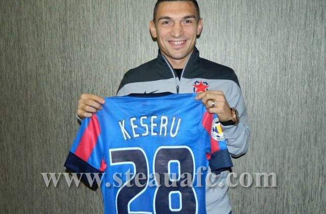 Keseru, prezentat oficial la Steaua: Am ajuns la un club mare