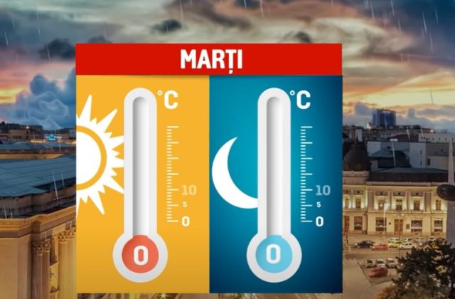 Prognoza meteo pentru ziua de marți, 30 noiembrie 2021. Se răcește! 