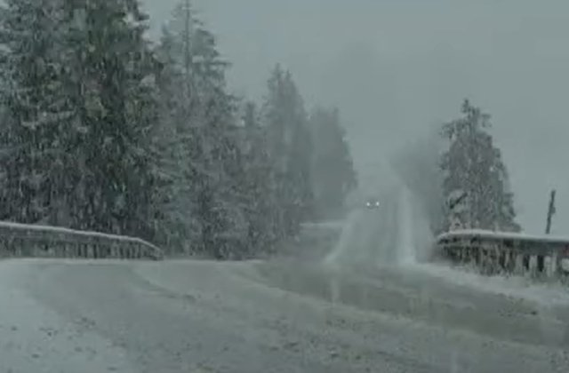 ANM: Vânt și ploaie, lapoviță și ninsoare la nivelul întregii țări, până sâmbătă dimineață 