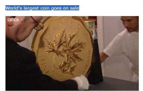 Cea mai mare moneda din lume, scoasa la licitatie