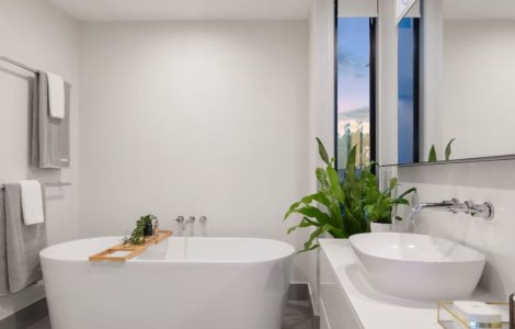 5 idei de amenajare a unei băi în stil minimalist