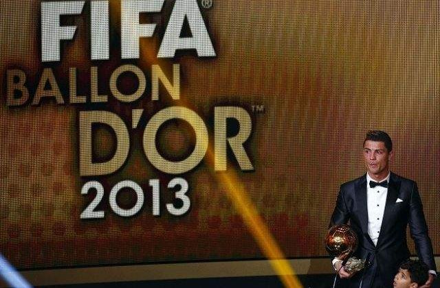 Cristiano Ronaldo a castigat trofeul Balonul de Aur