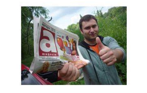 Solutie media de criza: Ziar vandut la pagina!