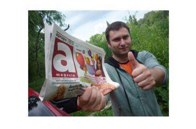 Solutie media de criza: Ziar vandut la pagina!