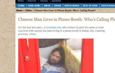 Locuieste... intr-o cabina telefonica