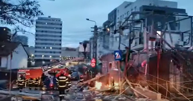 VIDEO Explozie puternică la o pensiune din Cluj-Napoca. O femeie a murit carbonizată