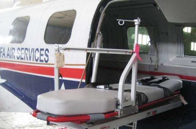 Un avion medical s-a prabusit in jud. Cluj. La bord se aflau 7 persoane