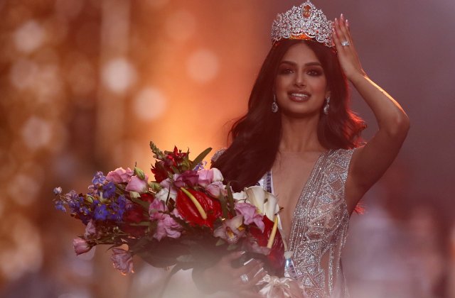 VIDEO Reprezentanta Indiei, Harnaaz Sandhu, este c&acirc;ştigătoarea titlului Miss Univers 2021