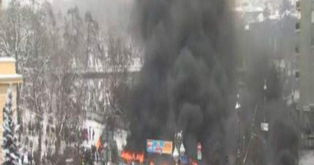 Proteste violente la Kiev: 5 morti, sute de raniti