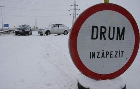 Circulatie inchisa pe A1, A2, A3 si 16 drumuri nationale