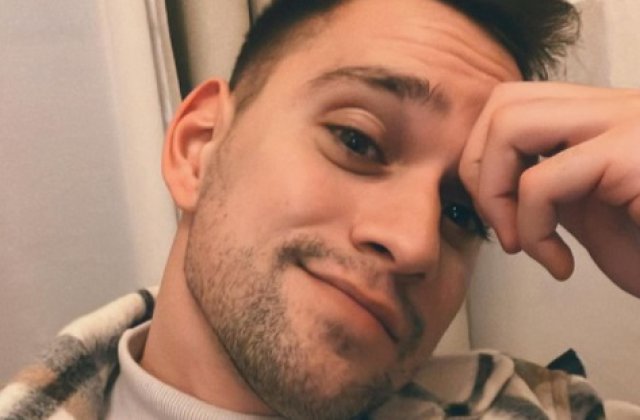 Vlad Gherman, pregătiri pentru Crăciun fără Cristina Ciobănașu! Oana Moșneagu i-a fost alături actorului