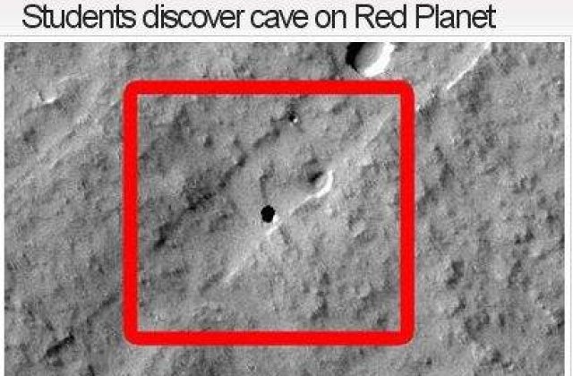 16 copii au descoperit o pestera pe Marte