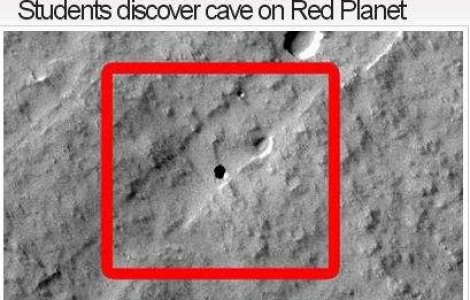 16 copii au descoperit o pestera pe Marte