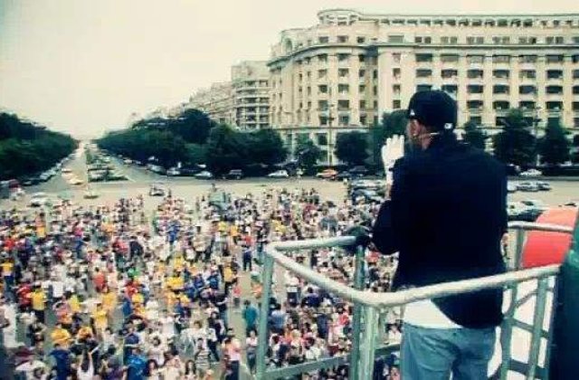 [VIDEO]  Alex Velea a dansat alaturi de peste 2000 de persoane