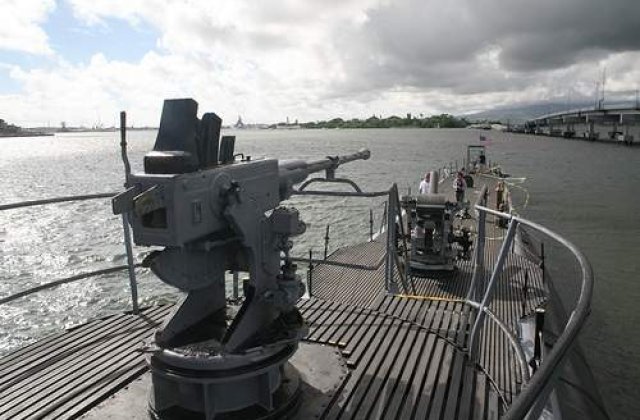 Romani la bordul unei nave de armament