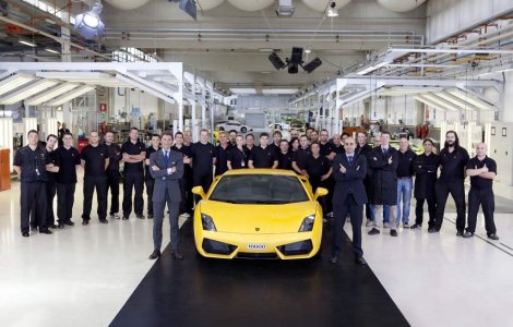 Lamborghini Gallardo a ajuns la numarul 10.000