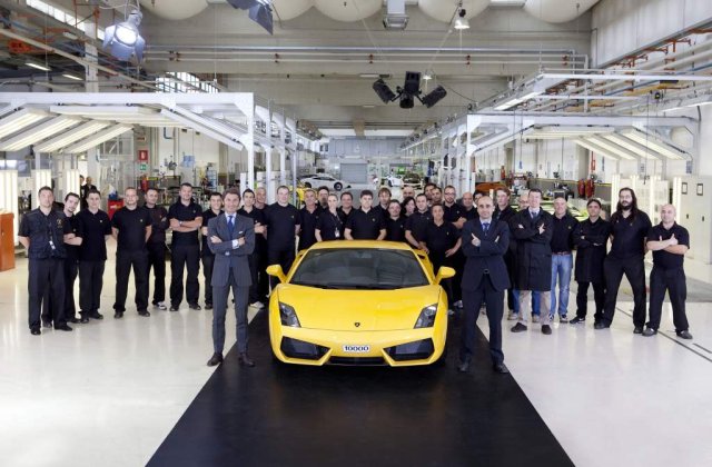 Lamborghini Gallardo a ajuns la numarul 10.000