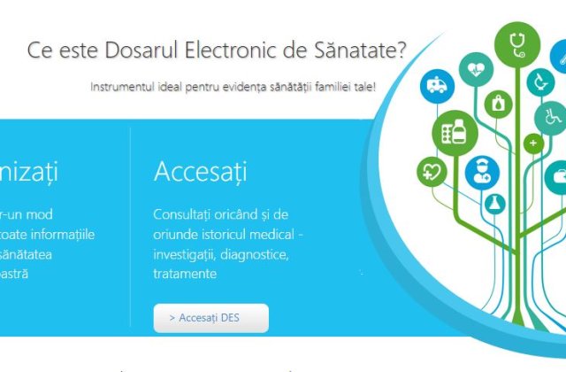 Dosarul electronic de sănătate, din nou funcțional. Pacienții pot șterge anumite date personale  