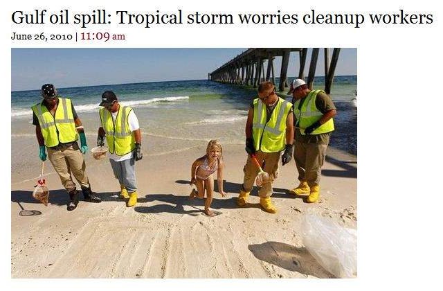 Furtuna tropicala afecteaza pata de petrol din Golful Mexic