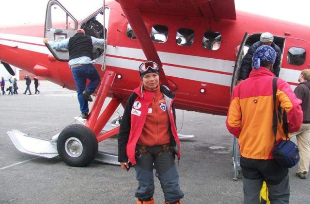 Coco Popescu, sus pe cel mai inalt varf nord-american