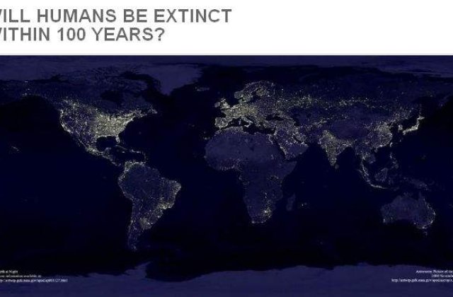 Specia umana, pe cale de disparitie?