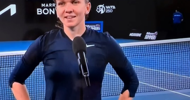 Simona Halep, primele declarații după ce a câștigat turneul Melbourne Summer Set 1: „Mulțumesc echipei mele!”