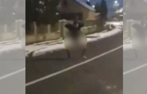 Accident cu final neașteptat în Cluj. Un șofer s-a dezbrăcat în fața pompierilor și a început să fugă pe jumătate gol, după ce a făcut praf o casă