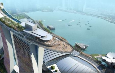 Marina Bay Sands: Piscina din cer