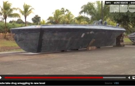  Video  Submarine pentru transportul ilicit de droguri