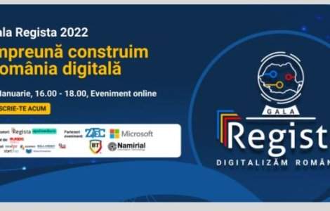 Regista organizează pe 20 ianuarie 2022 Gala Regista, prima Gală de premiere a primăriilor și instituțiilor digitalizate din România
