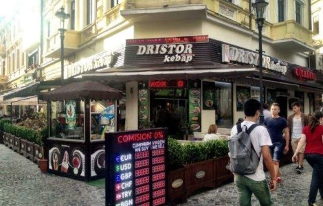 Shaormeria Dristor Kebap din Centrul Vechi a luat foc