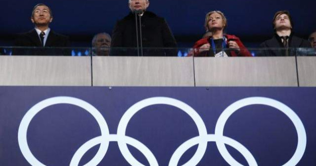 Gafa monumentala la ceremonia de deschidere a JO de la Soci