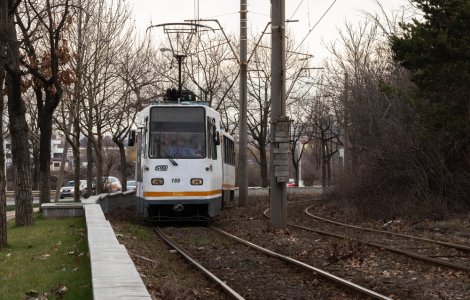 Circulație deviată a tramvaielor liniei 40 în weekend. Ce nou traseu va avea