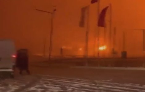 O explozie de proporții a avut loc în Turcia la o conductă care transportă petrol din Irak spre Europa