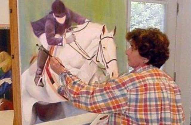 Incredibil: Nu vede, dar picteaza ca un geniu!