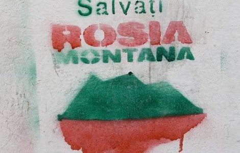 Protest pentru Rosia Montana