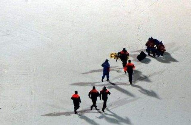 [JO FOTO] Accident la Soci! Sportivul rus Mihail Maksimochkin a cazut de pe trambulina mare