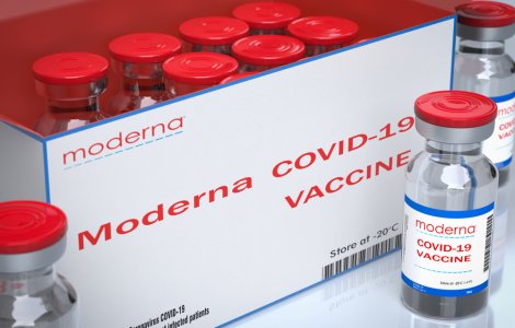 Un lot de 177.700 de doze de vaccin Moderna au ajuns în România