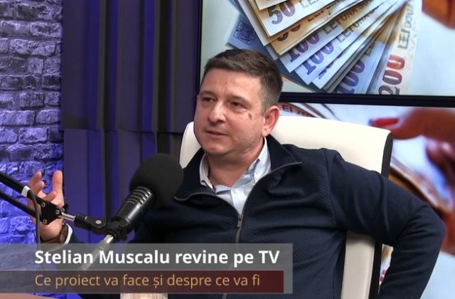 Stelian Muscalu se &icirc;ntoarce la TV, la patru luni după despărţirea de Digi24. Explică şi plecarea de la postul RCS
