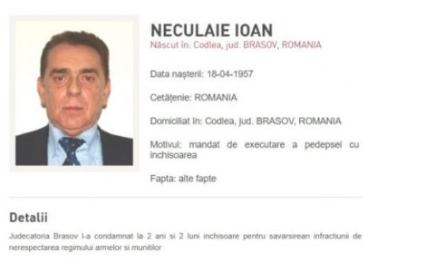 Ioan Neculaie, fost patron FC Brașov, de negăsit după ce instanța l-a condamnat la închisoare. Milionarul a fost dat în urmărire națională