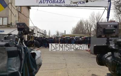 A cincea zi de grevă ilegală...